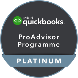 We’re a Platinum Partner on Quickbooks’ ProAdvisor Programme.
